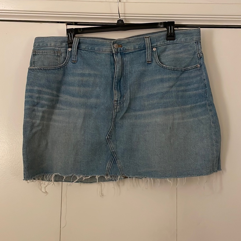Madewell Jean mini skirt